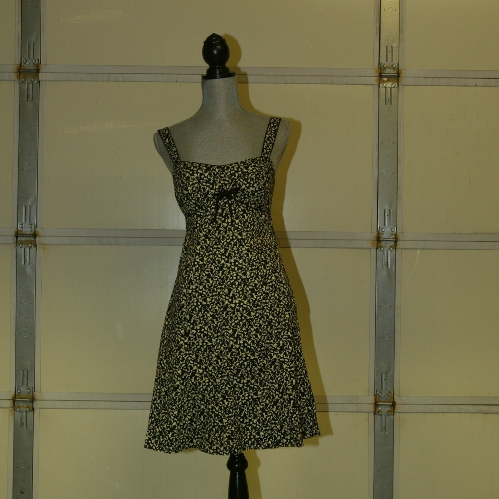 Karin Stevens Black and White Vintage Dress
